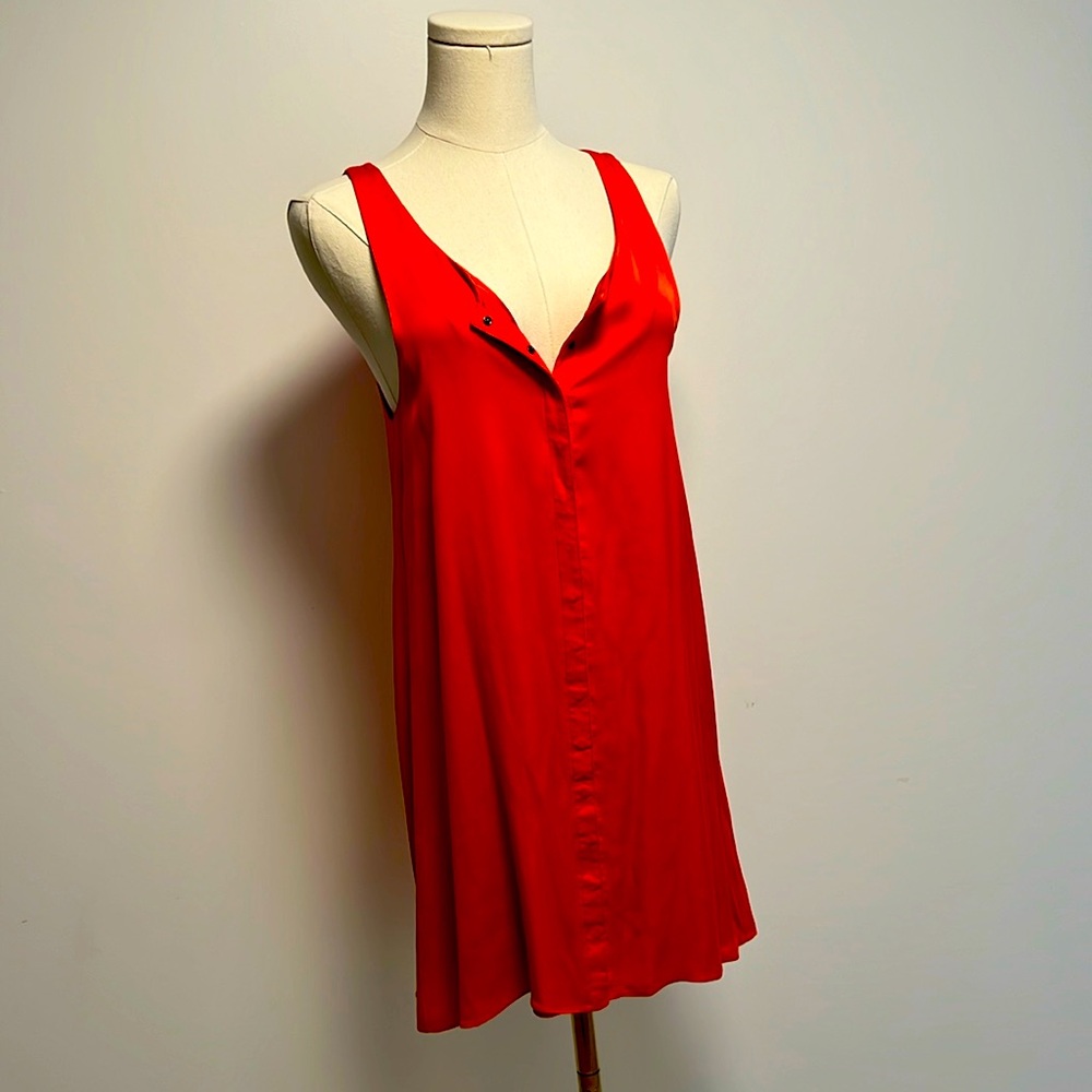 Alice & Olivia Red Tunic Dress (size s)